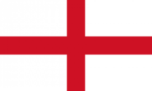 "Flag of England". Licensed under Public Domain via Wikipedia - https://en.wikipedia.org/wiki/File:Flag_of_England.svg#/media/File:Flag_of_England.svg